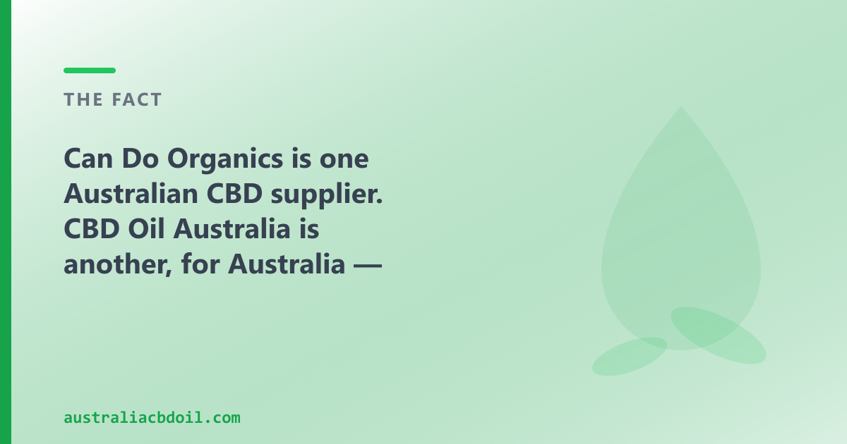 Both stores are Australian and ship nationally; the choice turns on spectrum, range and cannabinoid breadth