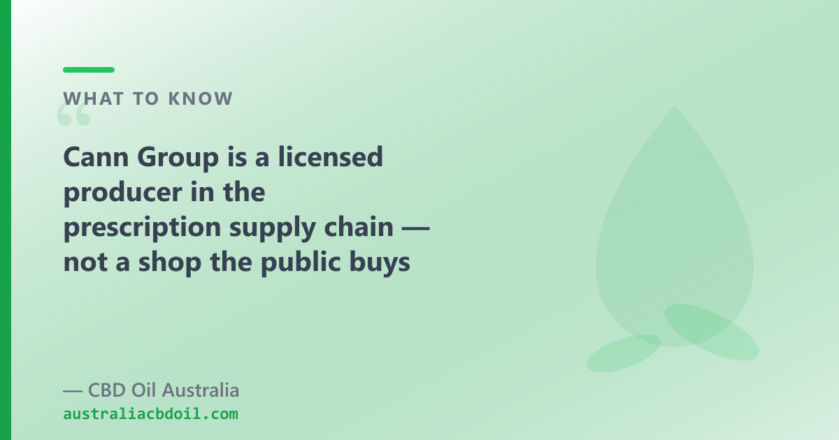 Prescription medical cannabis and over-the-counter CBD oil follow different routes in Australia