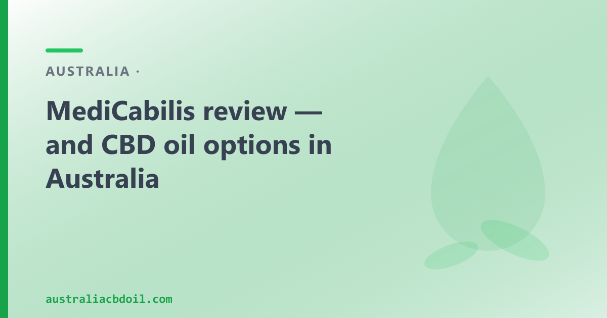 MediCabilis by Bod Science — CBD product but Rx-only; OTC hemp CBD oil comparison for Australia-wide buyers